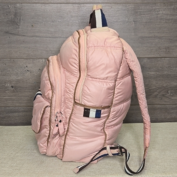 Juicy Couture Pink Puffer Backpack with Striped Detail - Picture 3 of 9